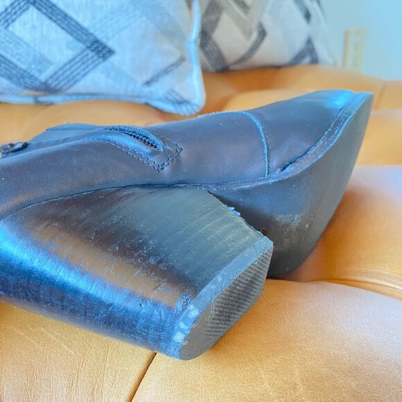 Jeffrey Campbell Ibiza Leather Ankle Booties Size 38 - Picture 6 of 10